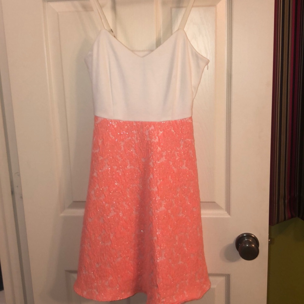 Alex + Alex Coral Mini Dress